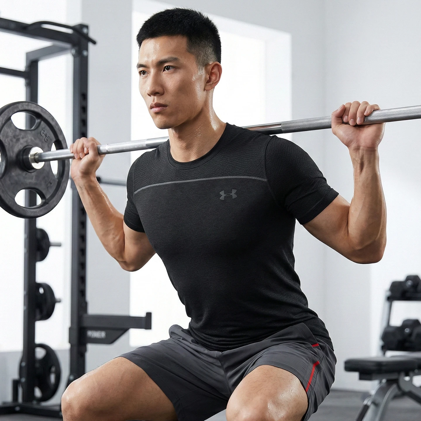 Under Armour T-Shirt Men's Sportswear Fitness Training Weightlifting Exercise Soft Comfortable Breathable Short-Sleeved Top
Under Armour T-Shirt Men's Sportswear Fitness Training Weightlifting Exercise Soft Comfortable Breathable Short-Sleeved Top