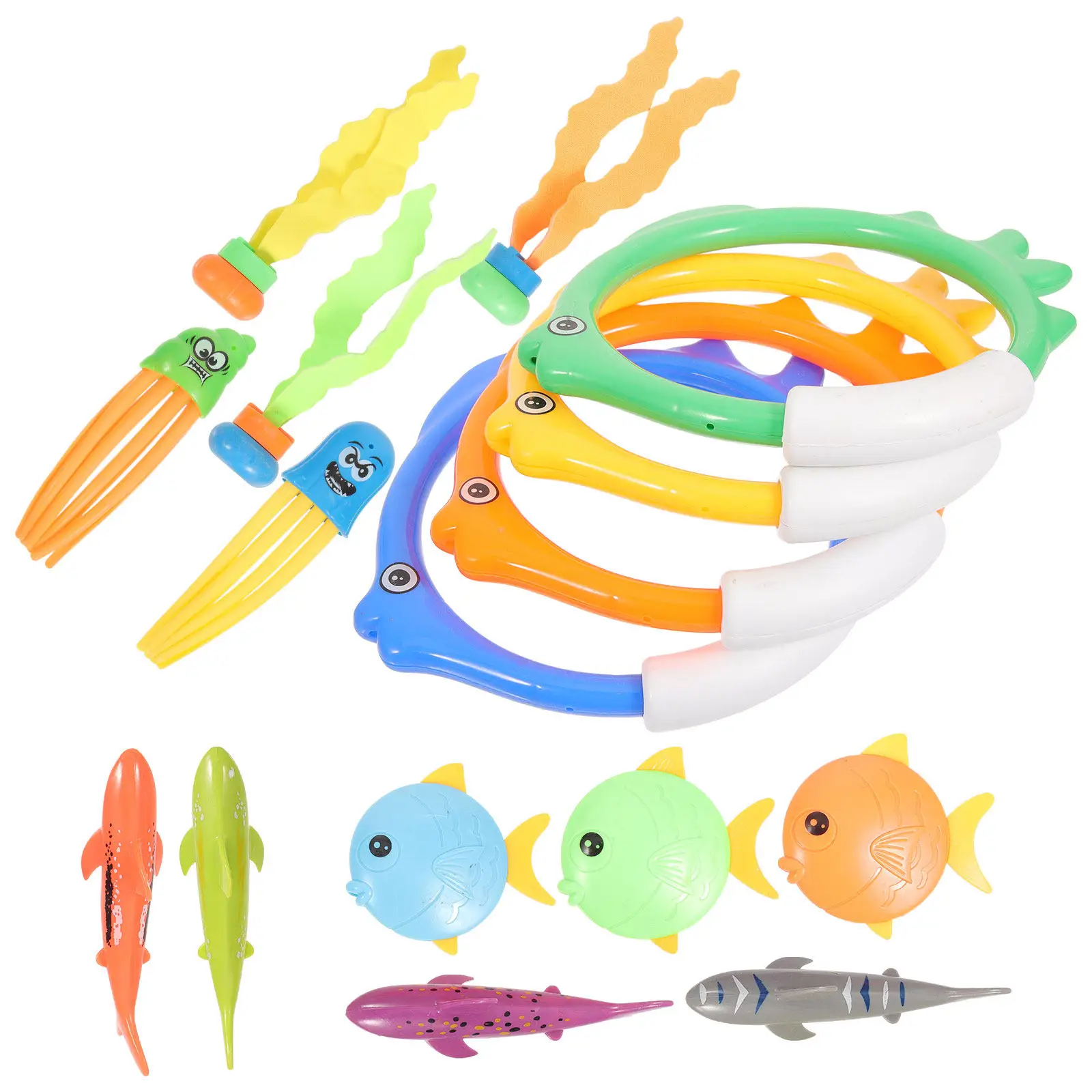 1Set Swimming Pool Diving Set Diving Rings Sticks Smooth Edges Bright Colors Perfect for Kids Ages 3-12 Water Games
1Set Swimming Pool Diving Set Diving Rings Sticks Smooth Edges Bright Colors Perfect for Kids Ages 3-12 Water Games