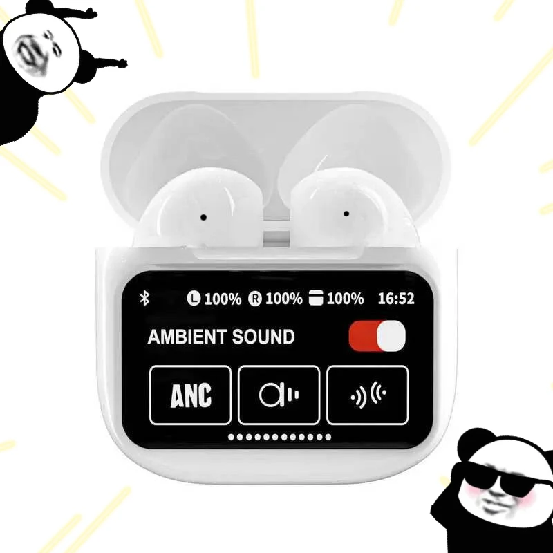 A10 Pro ANC Wireless Bluetooth Earbuds 5.3 Earphones with Touch Screen Intelligent Noise Reduction Suitable for Gamers Headphone
A10 Pro ANC Wireless Bluetooth Earbuds 5.3 Earphones with Touch Screen Intelligent Noise Reduction Suitable for Gamers Headphone