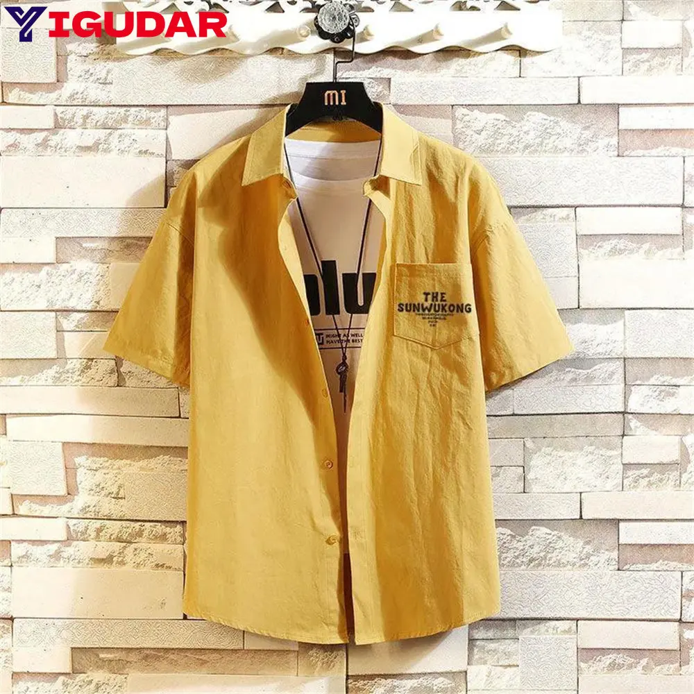 Blouse Summer Men Turn Down Collar Short Sleeve Button Loose Blouse Tops ropa hombre men clothing berserk y2k tops valorant
Blouse Summer Men Turn Down Collar Short Sleeve Button Loose Blouse Tops ropa hombre men clothing berserk y2k tops valorant