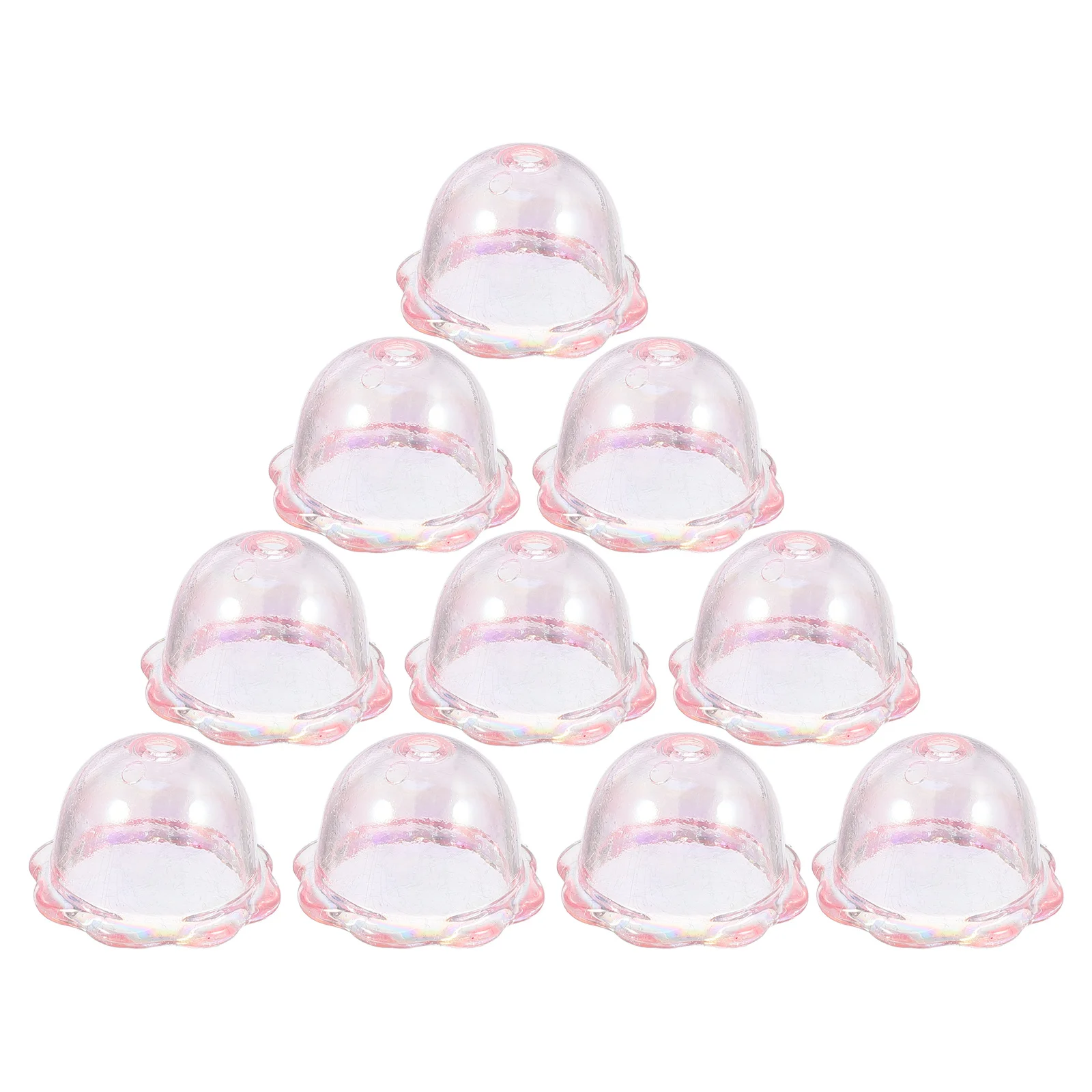 10Pcs Hollow Clear Acrylic Wind Bell Beads Floral Jellyfish Bead Caps for Jewelry Making Wind Chimes DIY Crafts Sun Catchers
10Pcs Hollow Clear Acrylic Wind Bell Beads Floral Jellyfish Bead Caps for Jewelry Making Wind Chimes DIY Crafts Sun Catchers