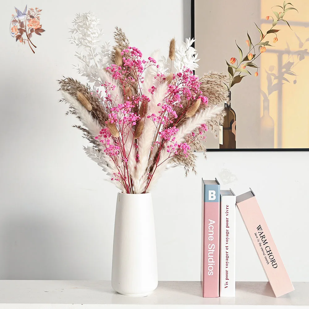 Pink Eternal Flowers Bouquet Home Aesthetic Room Decor Dried Pampas Natural Baby Breath Wedding Table Decoration and Accessories
Pink Eternal Flowers Bouquet Home Aesthetic Room Decor Dried Pampas Natural Baby Breath Wedding Table Decoration and Accessories