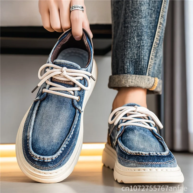 2026 New Men's Breathable Canvas Loafers Lightweight Denim Slip-On Sneakers, Casual Walking Flats for Spring/Summer
2026 New Men's Breathable Canvas Loafers Lightweight Denim Slip-On Sneakers, Casual Walking Flats for Spring/Summer