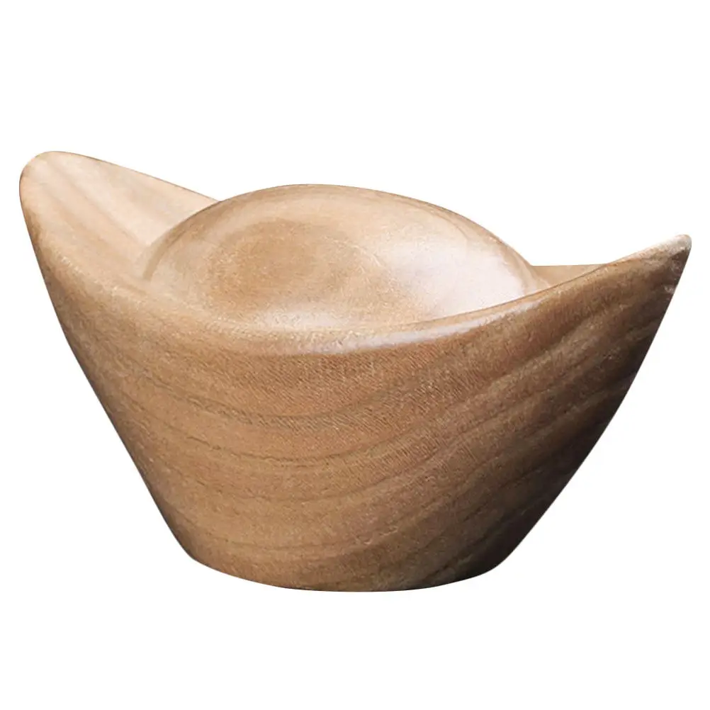 Exquisite Hand-Carved Wooden Ingot Ornament Desktop Decor Small Space-Saving Home Office Decoration Creative Unique Chinese
Exquisite Hand-Carved Wooden Ingot Ornament Desktop Decor Small Space-Saving Home Office Decoration Creative Unique Chinese