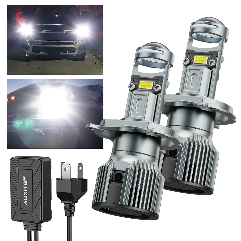 AUXITO 2Pcs H4 H7 LED Headlight Bulb Canbus with Lens 110W High Power Turbo 30000LM High Low Beam Headlamp For Left-hand-drive
AUXITO 2Pcs H4 H7 LED Headlight Bulb Canbus with Lens 110W High Power Turbo 30000LM High Low Beam Headlamp For Left-hand-drive