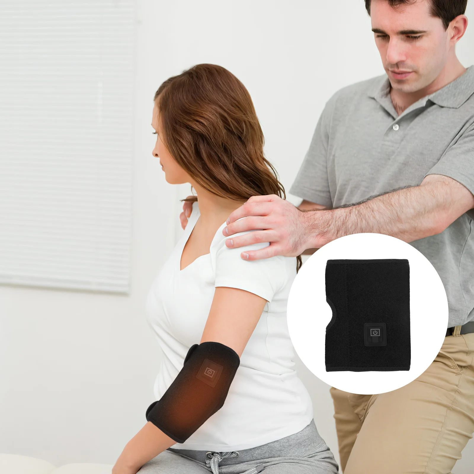 Electric Heating Elbow Tennis Brace Protection Compression Sleeve Sports Protector Golfer Support Teens
Electric Heating Elbow Tennis Brace Protection Compression Sleeve Sports Protector Golfer Support Teens