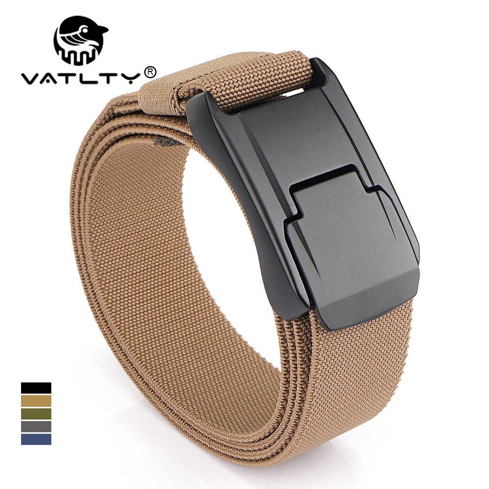 VATLTY Simple Men's Elastic Belt Matte Metal Buckle Quick-Release Tactical Outdoor Waist Belt Tight Genuine Nylon Stretch Girdle
VATLTY Simple Men's Elastic Belt Matte Metal Buckle Quick-Release Tactical Outdoor Waist Belt Tight Genuine Nylon Stretch Girdle