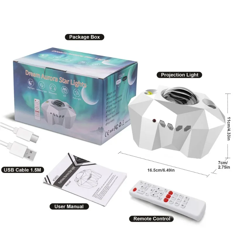 Star Lights Aurora Galaxy Moon Projector with Remote Control Sky Night Lamps Kids Adults Gift Bluetooth Music Speaker Home Decor
Star Lights Aurora Galaxy Moon Projector with Remote Control Sky Night Lamps Kids Adults Gift Bluetooth Music Speaker Home Decor