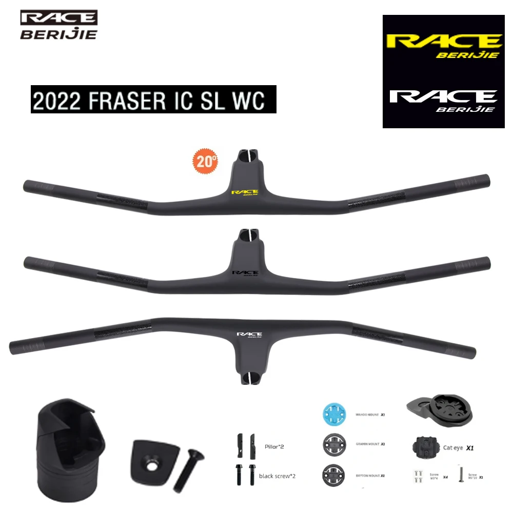 RACE For Sparks Frame, -20degrees FRASER IC SL WC MTB Handlebar Full Carbon Fibre Integrated Cockpit,With mount
RACE For Sparks Frame, -20degrees FRASER IC SL WC MTB Handlebar Full Carbon Fibre Integrated Cockpit,With mount