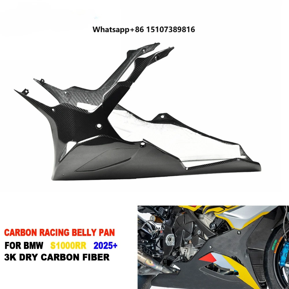 100% 3K Full Pre-preg Dry Carbon Fiber Motorcycle Track Use Lower Fairing Racing Belly Pan for S1000RR 2019-2026
100% 3K Full Pre-preg Dry Carbon Fiber Motorcycle Track Use Lower Fairing Racing Belly Pan for S1000RR 2019-2026