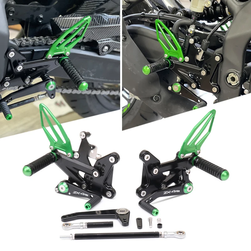 Motorcycle CNC Aluminum Adjustable Rearset Rear Set Footrest Foot Pegs For ZX-4R ZX-4RR ZX4R ZX4RR ZX25R
Motorcycle CNC Aluminum Adjustable Rearset Rear Set Footrest Foot Pegs For ZX-4R ZX-4RR ZX4R ZX4RR ZX25R