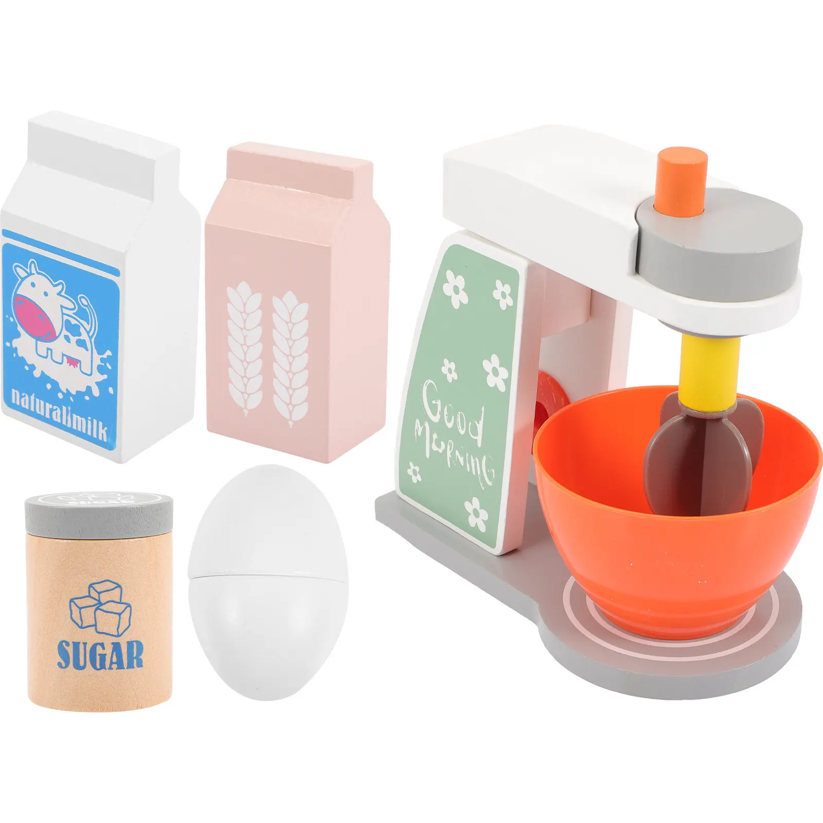 1Set Simulation Cream Mixer Play Set Kids Kitchen Appliances Pretend Play Wooden Mixer for Hands-on Skills Birthday Gift
1Set Simulation Cream Mixer Play Set Kids Kitchen Appliances Pretend Play Wooden Mixer for Hands-on Skills Birthday Gift