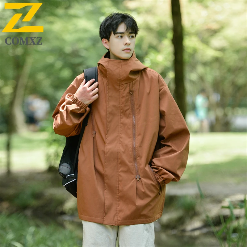 Jacket Mens Y2k Style Multi Zip Waterproof Windbreaker Coats Autumn Outdoor Workwear Trendy Streetwear Fashion Rain Tops Couples 
Jacket Mens Y2k Style Multi Zip Waterproof Windbreaker Coats Autumn Outdoor Workwear Trendy Streetwear Fashion Rain Tops Couples