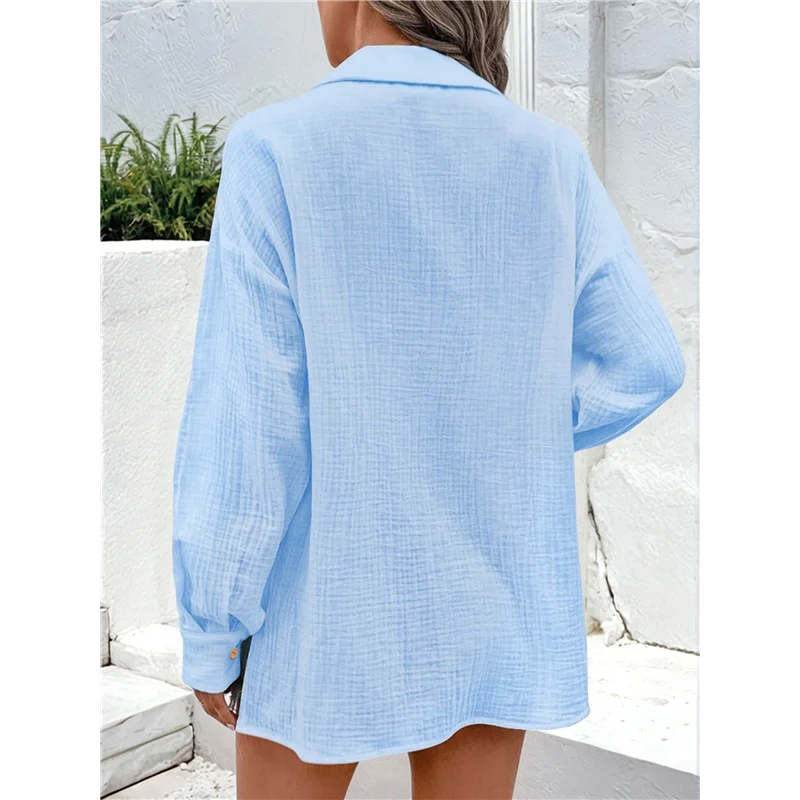 AG-Womens Button Down Shirts Long Sleeve V Neck Casual Work Blouse Tops 2025 Trendy Fall Shirts
AG-Womens Button Down Shirts Long Sleeve V Neck Casual Work Blouse Tops 2025 Trendy Fall Shirts