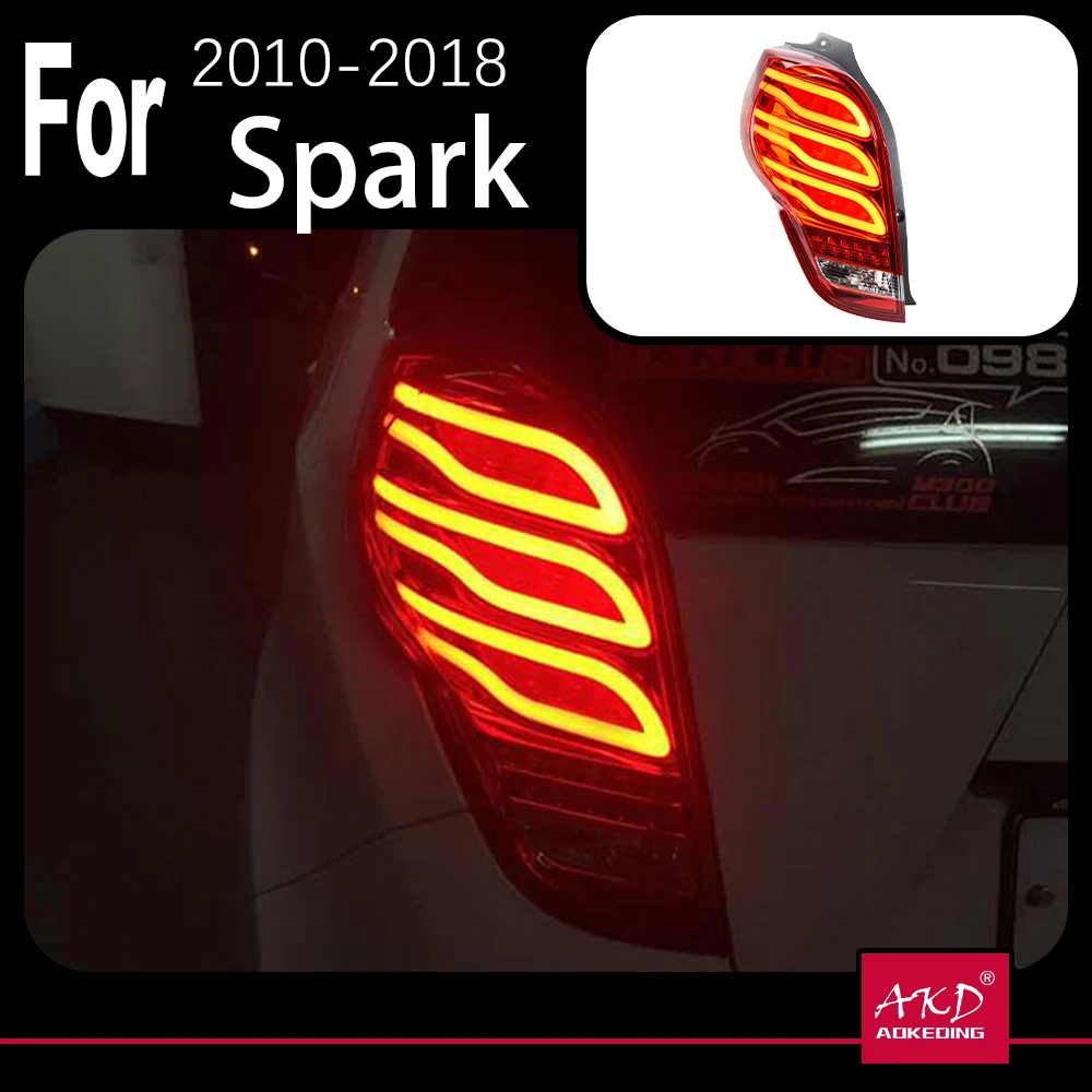 AKD Car Model for Chevrolet Spark Tail Lights 2012-2017 New Spark LED Tail Lamp DRL Signal Brake Reverse auto Accessories
AKD Car Model for Chevrolet Spark Tail Lights 2012-2017 New Spark LED Tail Lamp DRL Signal Brake Reverse auto Accessories