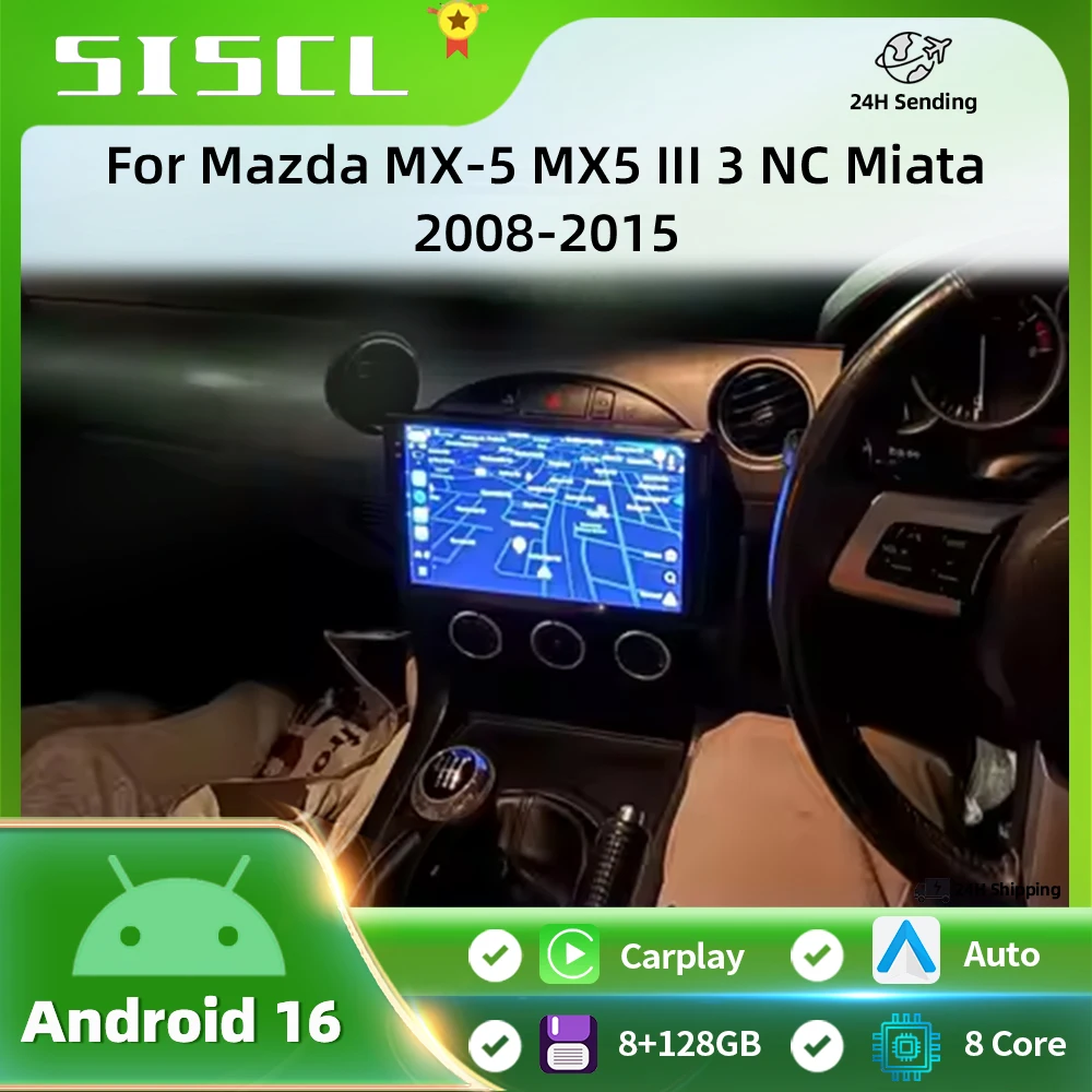 Автомагнитола Android 16 Carplay для Mazda MX-5 MX5 III 3 NC Miata 2008-2015, мультимедийный видеоплеер, GPS-стереосистема, 2din головное устройство
Автомагнитола Android 16 Carplay для Mazda MX-5 MX5 III 3 NC Miata 2008-2015, мультимедийный видеоплеер, GPS-стереосистема, 2din головное устройство