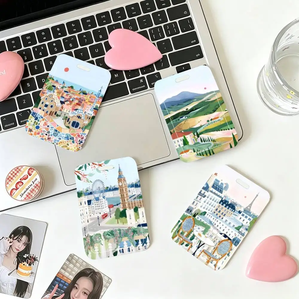 World Travel City Landscape ID Card Holder Lanyard Covers Women Men Work Permit Holder Students Kids Bus Cards Case
World Travel City Landscape ID Card Holder Lanyard Covers Women Men Work Permit Holder Students Kids Bus Cards Case