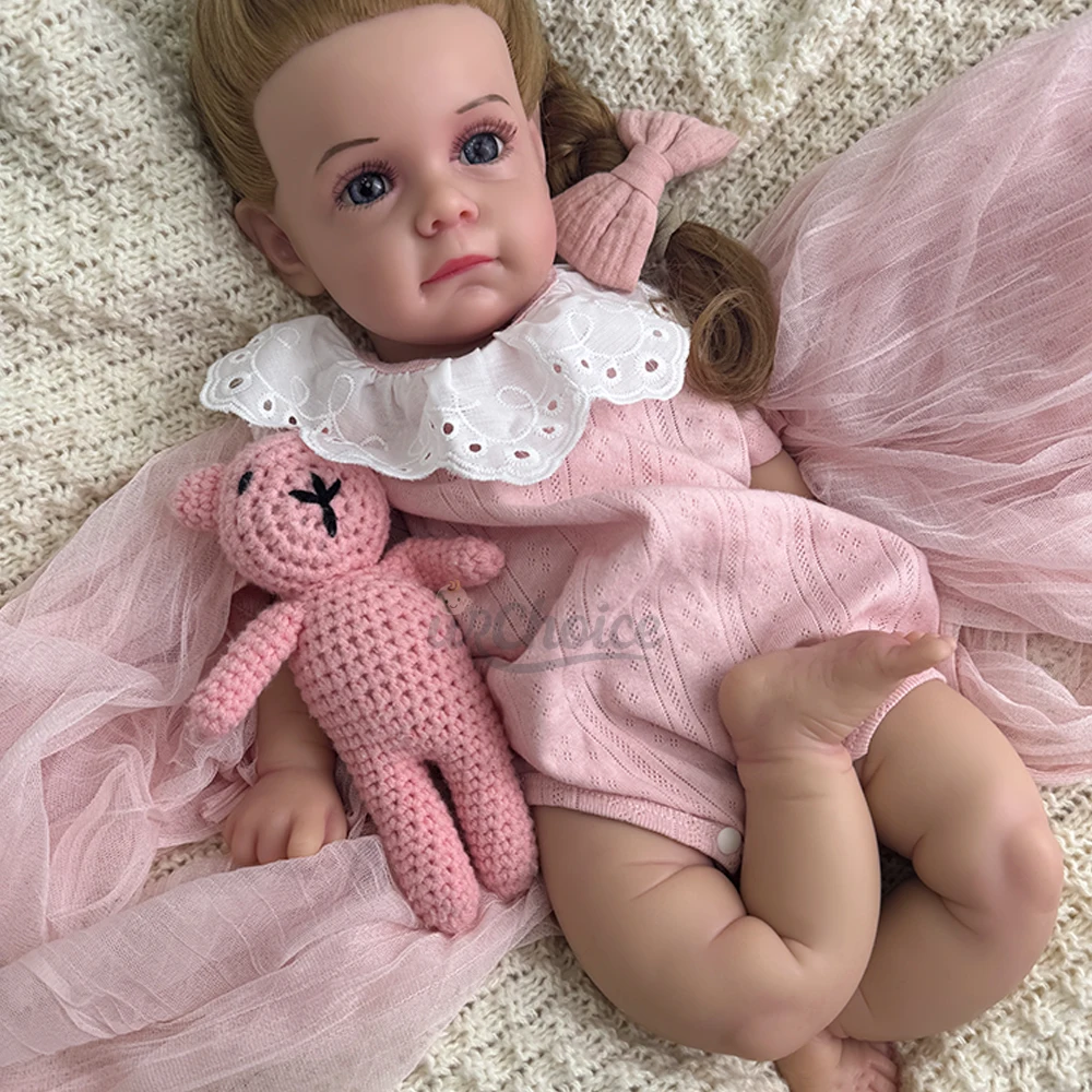 20Inch Handmade Full Body Soft Silicone Reborn Baby Girl Doll with Blond Hair for Parenting Practice Anti-Stress Gift
20Inch Handmade Full Body Soft Silicone Reborn Baby Girl Doll with Blond Hair for Parenting Practice Anti-Stress Gift