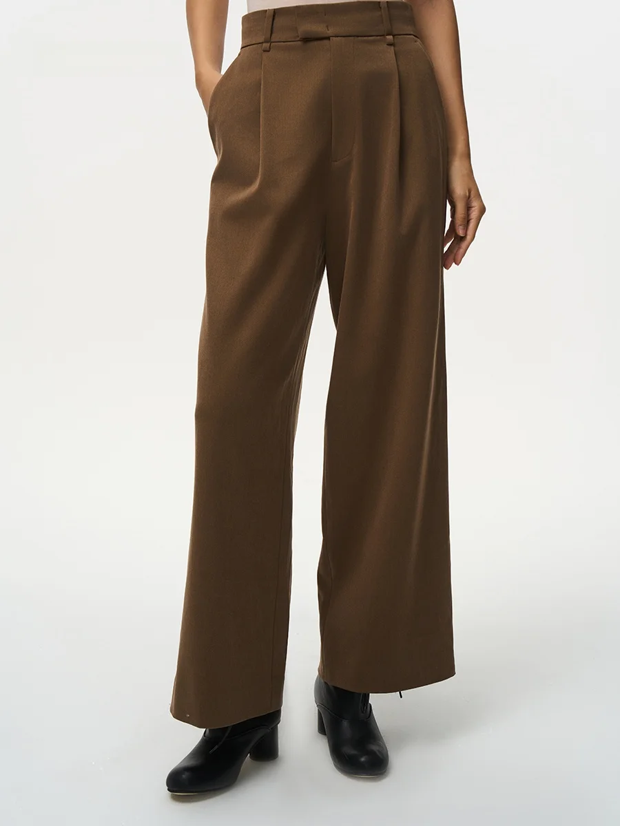 AWOKENTIME Women's Slimming Casual Pants Autumn Commute Drapey Wide Leg Straight Cut Suit Trousers High Waist Long Pants
AWOKENTIME Women's Slimming Casual Pants Autumn Commute Drapey Wide Leg Straight Cut Suit Trousers High Waist Long Pants