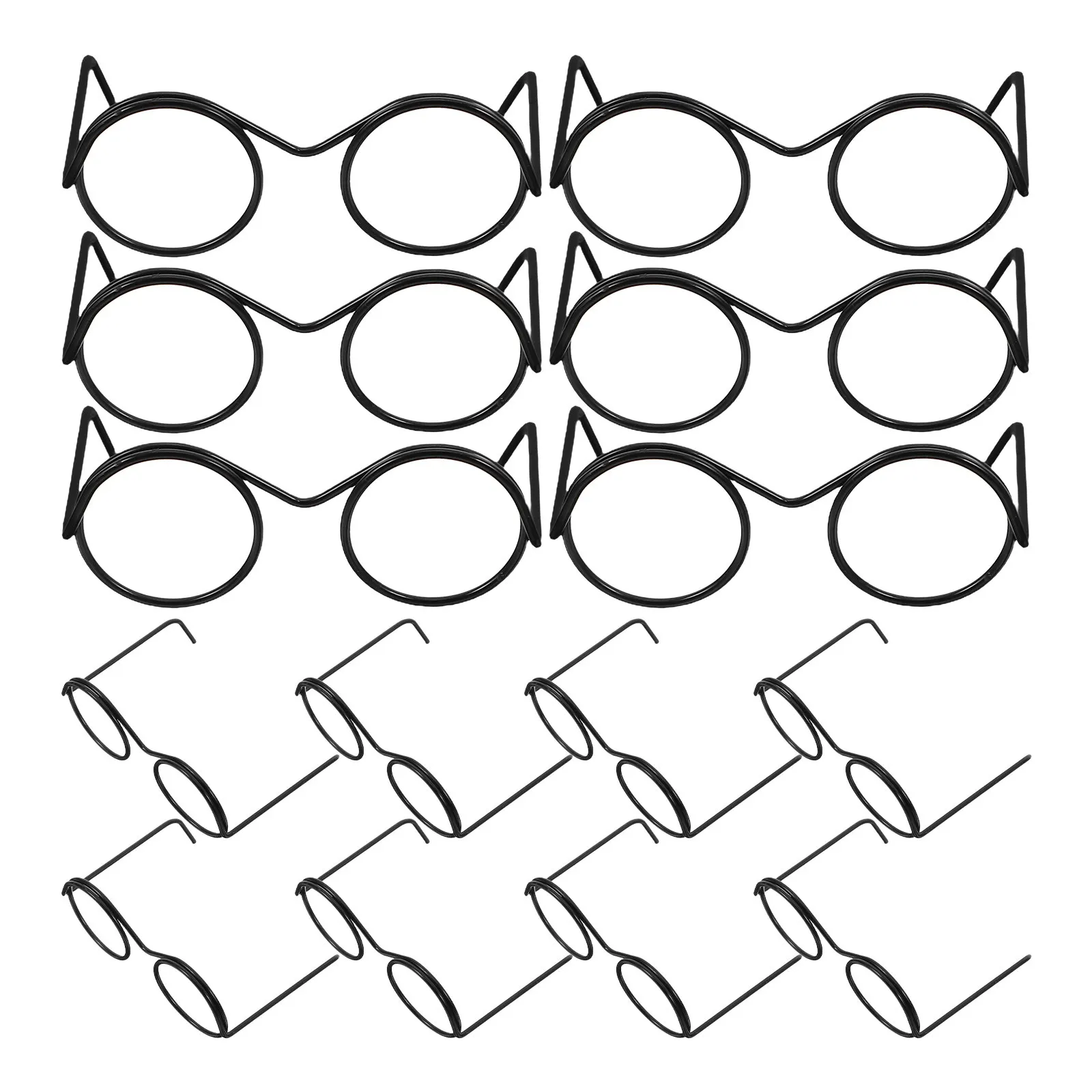 20Pcs Mini Metal Eyeglasses for Dress Up Accessories Miniature Glasses Props for Crafting Photography Mini Metal Wire Eyeglasses
20Pcs Mini Metal Eyeglasses for Dress Up Accessories Miniature Glasses Props for Crafting Photography Mini Metal Wire Eyeglasses