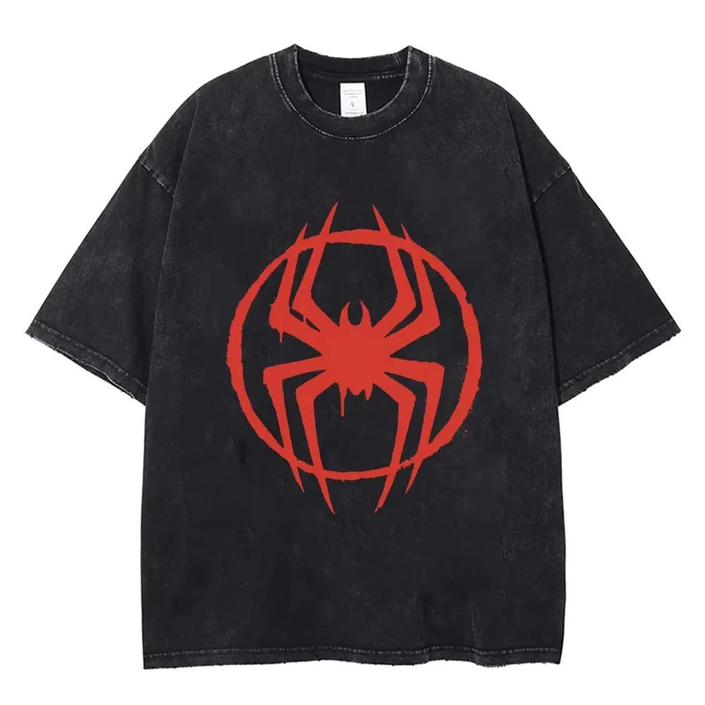 2025 Spider Print Washed Vintage T Shirt Hip Hop Men Women T-shirt Harajuku Gothic Punk Cotton Summer T Shirts Streetwear Y2k
2025 Spider Print Washed Vintage T Shirt Hip Hop Men Women T-shirt Harajuku Gothic Punk Cotton Summer T Shirts Streetwear Y2k