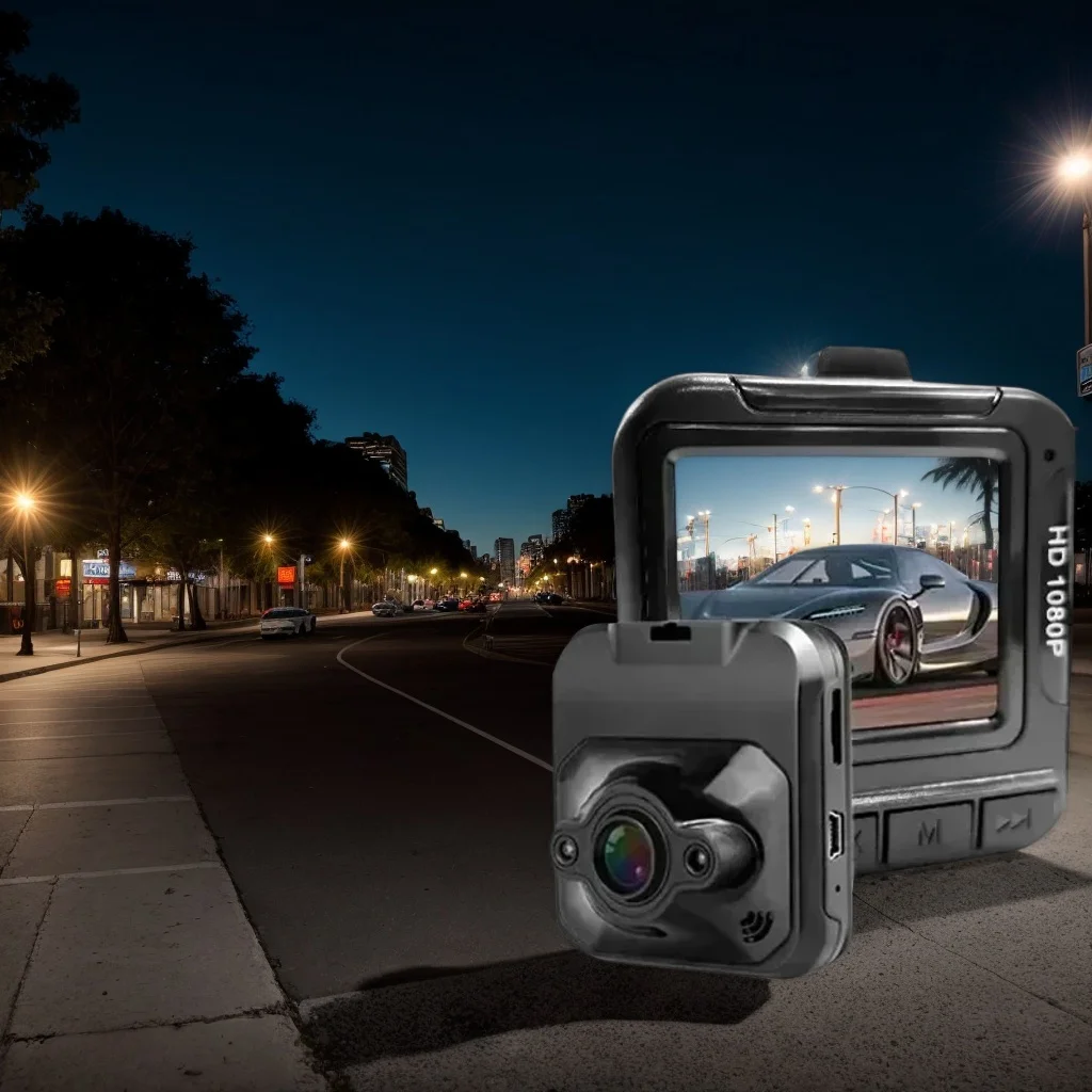 1080P HD Car Dash Cam - DVR Recorder with Rear View Mirror Camera for Vehicles
1080P HD Car Dash Cam - DVR Recorder with Rear View Mirror Camera for Vehicles
