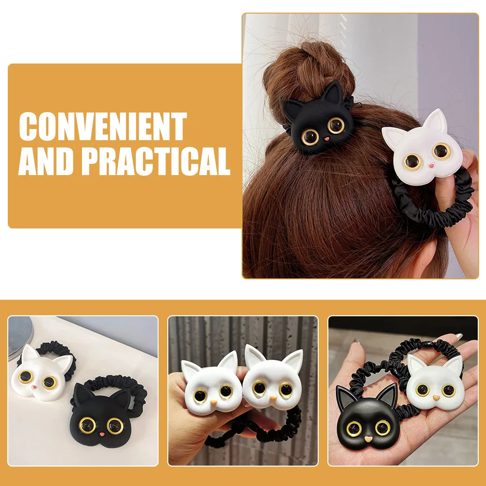 6Pcs Cat Hair Ties Head Rope Elastic Ponytail Holders for Girls Soft Comfortable Hair Styling Accessories Bun Maker Daily Party
6Pcs Cat Hair Ties Head Rope Elastic Ponytail Holders for Girls Soft Comfortable Hair Styling Accessories Bun Maker Daily Party