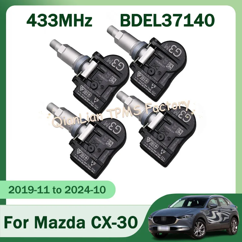 TPMS Sensors 1/4pcs BDEL37140 For Mazda CX-30 CX-5 CX-50 B-Hatch Xev 3 BP Tire Pressure Monitoring System 433MHz BDEL-37-140
TPMS Sensors 1/4pcs BDEL37140 For Mazda CX-30 CX-5 CX-50 B-Hatch Xev 3 BP Tire Pressure Monitoring System 433MHz BDEL-37-140