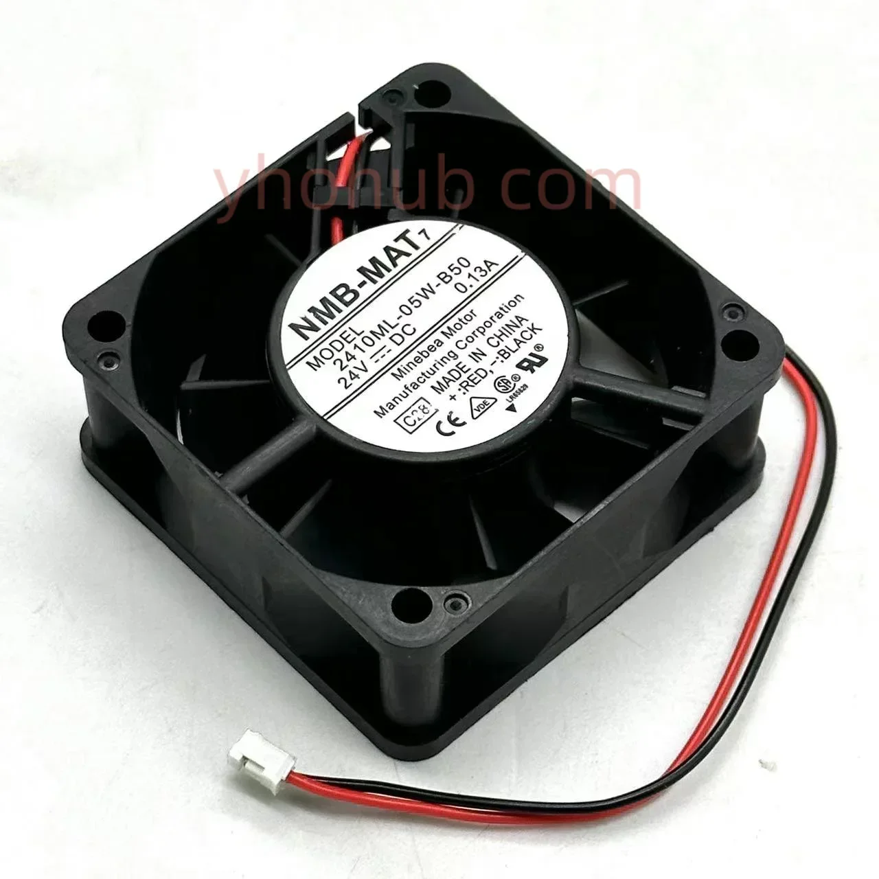 NMB-MAT 2410ML-05W-B50 C28 DC 24V 0.13A 2-Wire 60X60X25mm Server Cooling Fan
NMB-MAT 2410ML-05W-B50 C28 DC 24V 0.13A 2-Wire 60X60X25mm Server Cooling Fan