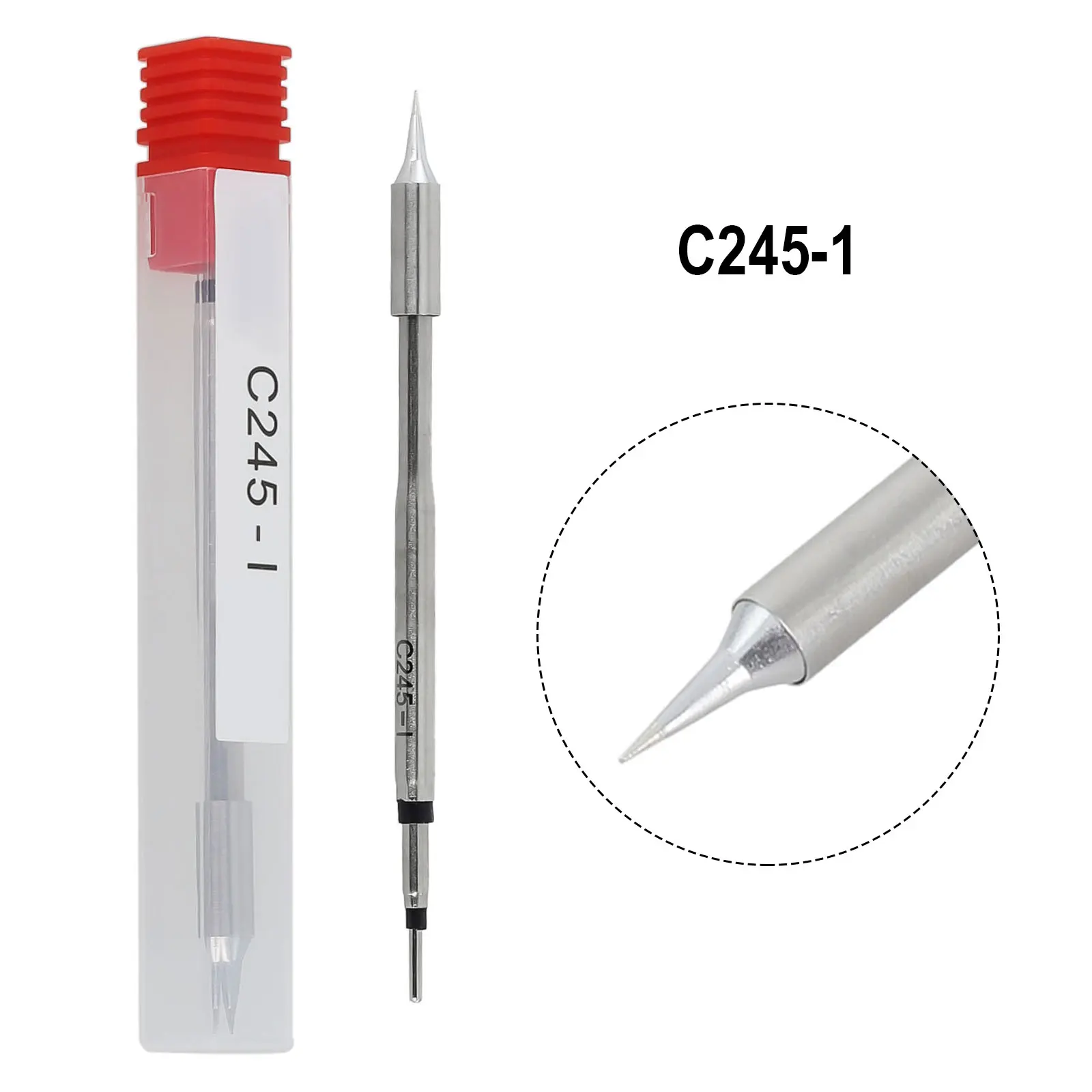 C K Soldering Tip C IS C C245-4.7 C245-I C245-IS Copper Maximum Power Small Space Work Efficiency C245-3C (optional)
C K Soldering Tip C IS C C245-4.7 C245-I C245-IS Copper Maximum Power Small Space Work Efficiency C245-3C (optional)