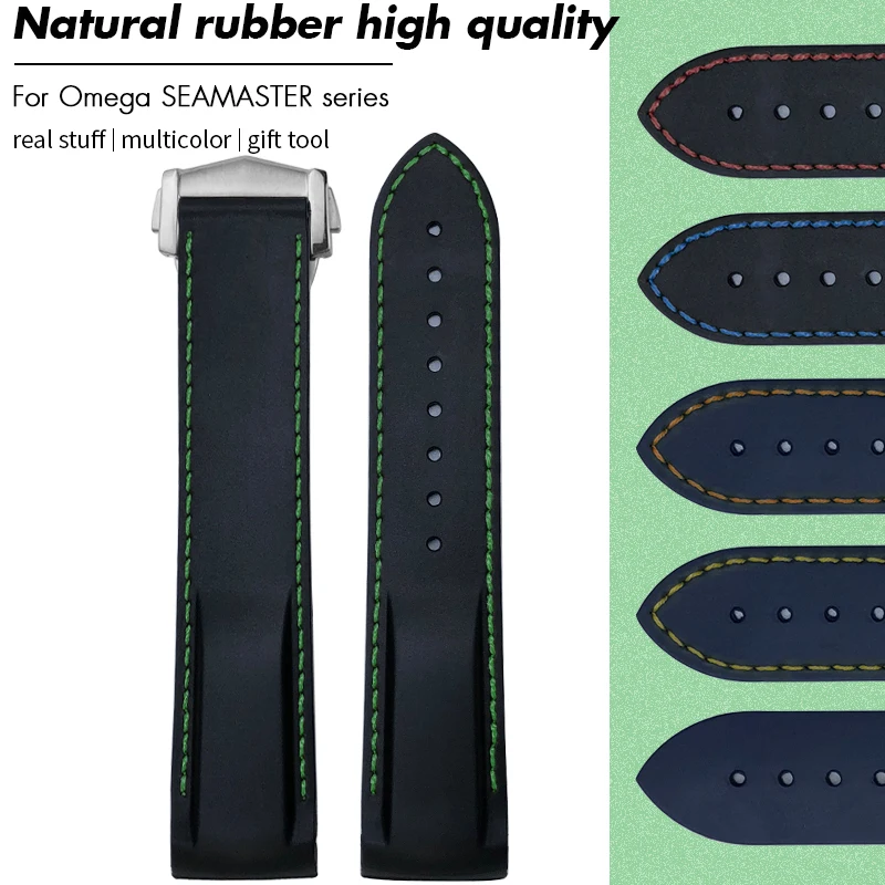 19mm 20mm 21mm 22mm Soft Rubber Silicone Watchband for Omega Seamaster 300 Planet Ocean 600 AT150 Longines SEIKO 5 Watch Strap
19mm 20mm 21mm 22mm Soft Rubber Silicone Watchband for Omega Seamaster 300 Planet Ocean 600 AT150 Longines SEIKO 5 Watch Strap