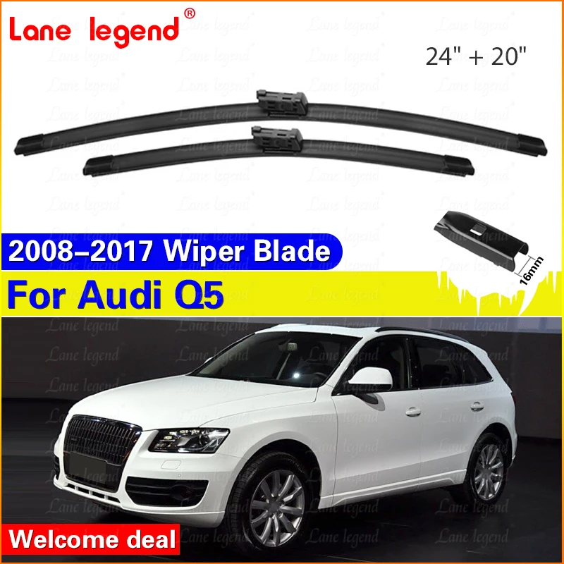 Wiper Front Wiper Blades For Audi Q5 2008 2009 2010 2011 2012 2013 2014 2015 2016 2017 Windshield Windscreen Front Window 24"20"
Wiper Front Wiper Blades For Audi Q5 2008 2009 2010 2011 2012 2013 2014 2015 2016 2017 Windshield Windscreen Front Window 24"20"