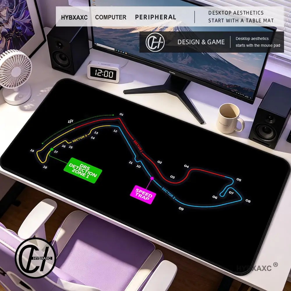 HYBXAXC Large Racing Circuit Layout Print Gaming Mouse Pad, Non-Slip Rubber Base Waterproof Motorsport Race Track Map Keyboard
HYBXAXC Large Racing Circuit Layout Print Gaming Mouse Pad, Non-Slip Rubber Base Waterproof Motorsport Race Track Map Keyboard