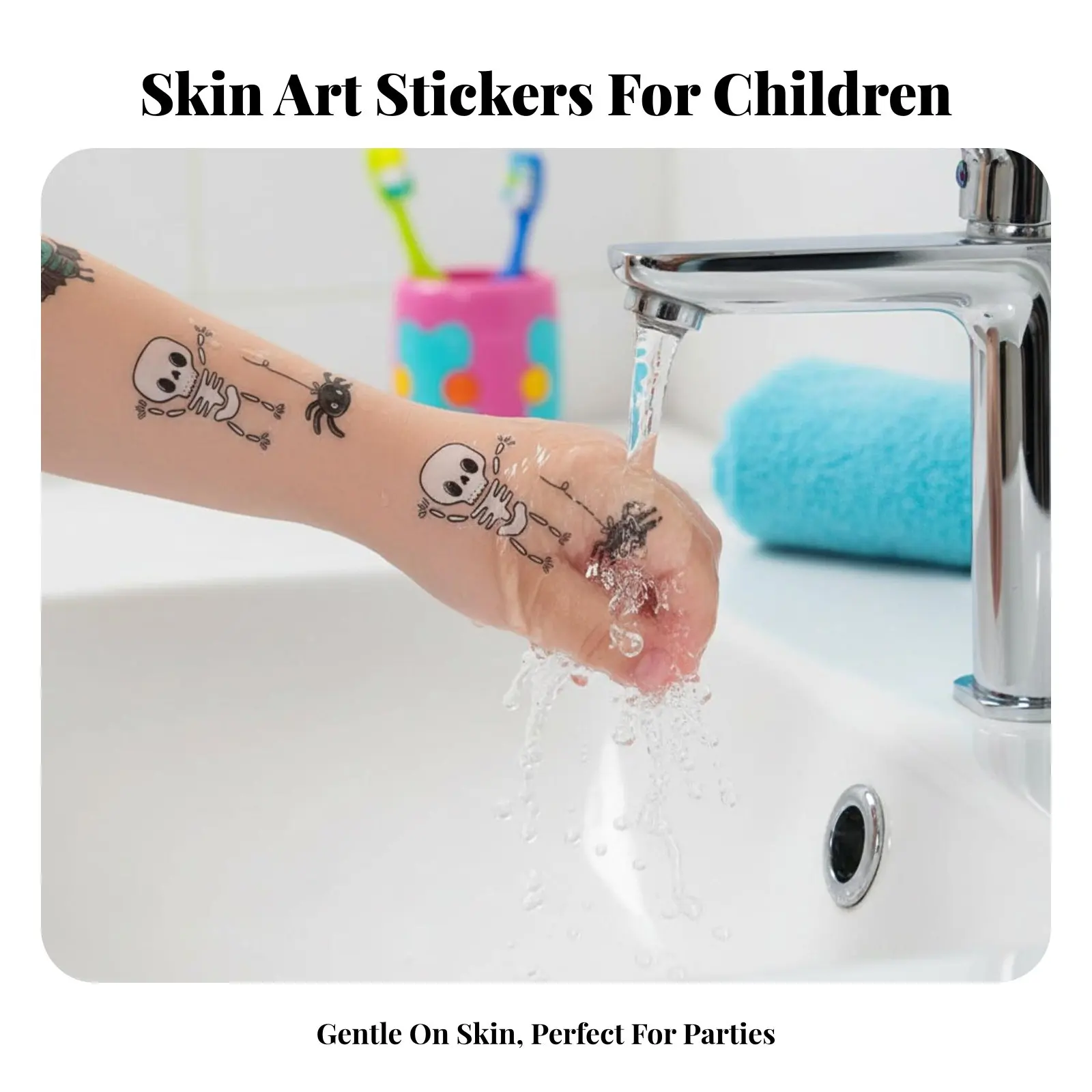 This Collectioned Skin Art Sheet Made with Soybean Ink Assorted Cartoon Skin Art Set Waterresistant Multiple Designs
This Collectioned Skin Art Sheet Made with Soybean Ink Assorted Cartoon Skin Art Set Waterresistant Multiple Designs