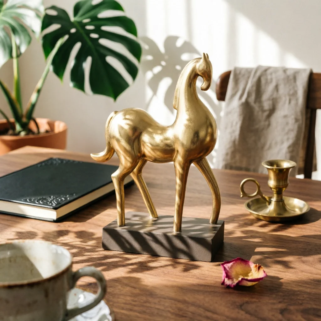 Abstract Horse Sculpture Artistic Accent Horse Sculpture Sleek Finish Sturdy Base for Entryway, Bookshelf
Abstract Horse Sculpture Artistic Accent Horse Sculpture Sleek Finish Sturdy Base for Entryway, Bookshelf