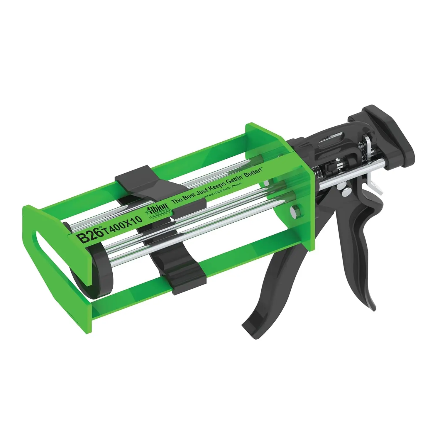 Manual Multi-Component Cartridge Epoxy Adhesive Gun, 10:1 Ratio (490 ml), B26T400X10
Manual Multi-Component Cartridge Epoxy Adhesive Gun, 10:1 Ratio (490 ml), B26T400X10
