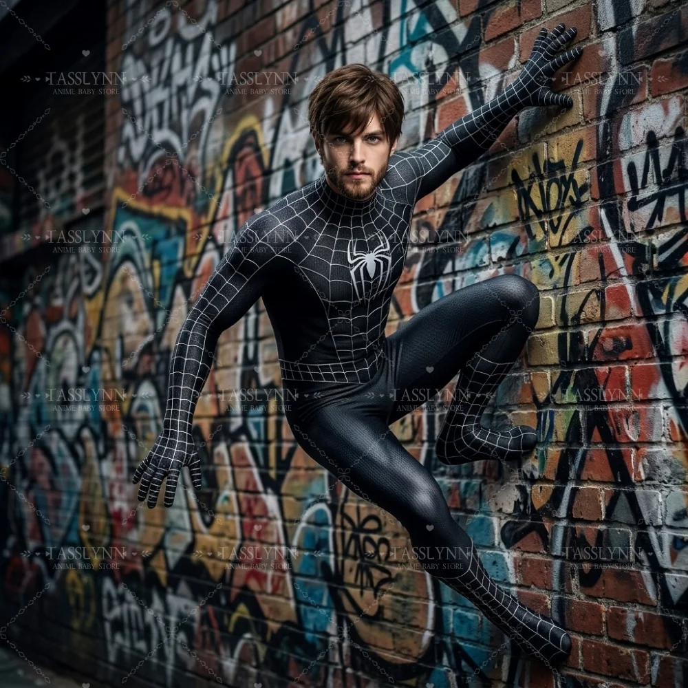 Black Spider-Man Cosplay Full Zentai Suit Venom Symbiote 3D Printed Bodysuit with Mask Superhero Costume for Halloween Comic Con
Black Spider-Man Cosplay Full Zentai Suit Venom Symbiote 3D Printed Bodysuit with Mask Superhero Costume for Halloween Comic Con