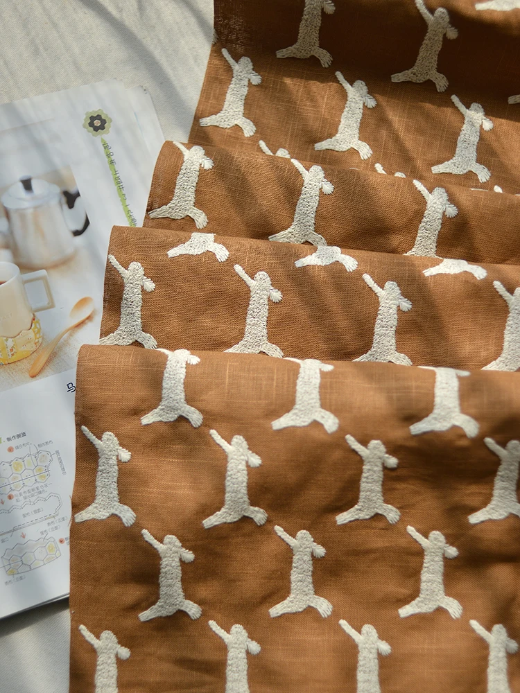 Spring New Handmade Embroidered Cotton Linen Fabric for Sofa Cuion Cover Tablecloth Door Curtain f Skirt Home DIY
Spring New Handmade Embroidered Cotton Linen Fabric for Sofa Cuion Cover Tablecloth Door Curtain f Skirt Home DIY