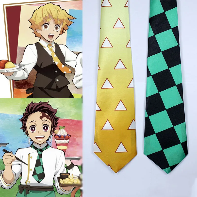 New 2025 Anime Demon Slayers Agatsuma Zenitsu Cosplay Polyester 8cm Printing Necktie For Casual Men Personality Party Accessorie
New 2025 Anime Demon Slayers Agatsuma Zenitsu Cosplay Polyester 8cm Printing Necktie For Casual Men Personality Party Accessorie