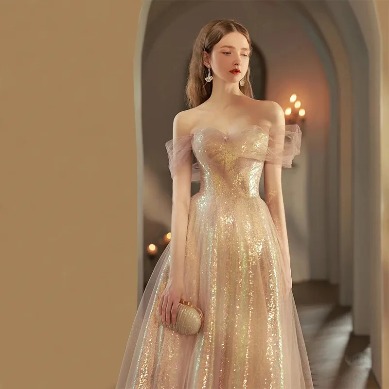 High-end Luxury Woman's Women's Evening Dress Ladies Long Dresses for Women Party Wedding Evening Elegant Gowns Robe Prom Gown
High-end Luxury Woman's Women's Evening Dress Ladies Long Dresses for Women Party Wedding Evening Elegant Gowns Robe Prom Gown