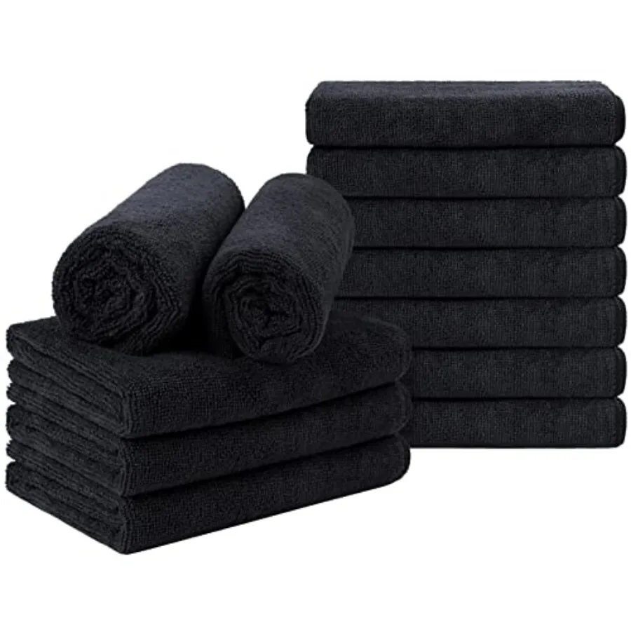 Black Salon Towel, of Not Bleach Proof, es Super Soft and Absorbent Microfiber Hair Salon Towels for Salon, Hand, Gym, Bath, Sp
Black Salon Towel, of Not Bleach Proof, es Super Soft and Absorbent Microfiber Hair Salon Towels for Salon, Hand, Gym, Bath, Sp