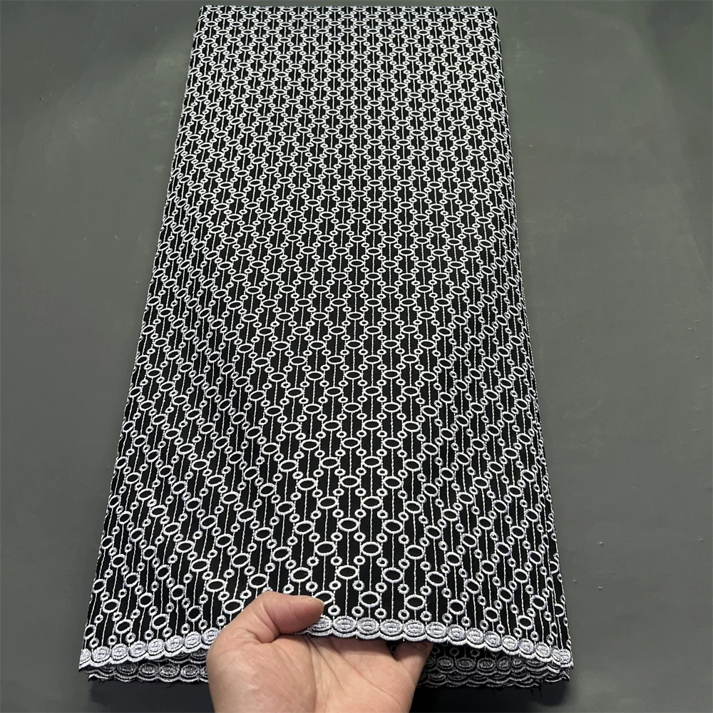 2026 African Nigerian Tulle Lace Fabric for Dress Sewing High Quality Damask Cotton Pure Embroidery Wedding Party 5Yard hz1421
2026 African Nigerian Tulle Lace Fabric for Dress Sewing High Quality Damask Cotton Pure Embroidery Wedding Party 5Yard hz1421