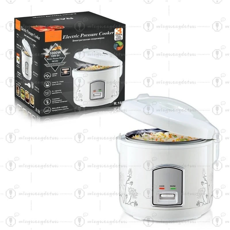 5L EU Plug Electric Pressure Rice Cooker Non-Stick Multifunctional 24H Keep Warm Household
5L EU Plug Electric Pressure Rice Cooker Non-Stick Multifunctional 24H Keep Warm Household