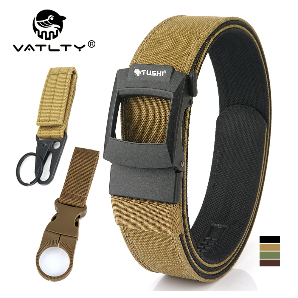 VATLTY 110cm/120cm Rigid Tactical Belt for Men and Women Metal Automatic Buckle Quick Release Hunting Belt Real Nylon Male Belt
VATLTY 110cm/120cm Rigid Tactical Belt for Men and Women Metal Automatic Buckle Quick Release Hunting Belt Real Nylon Male Belt