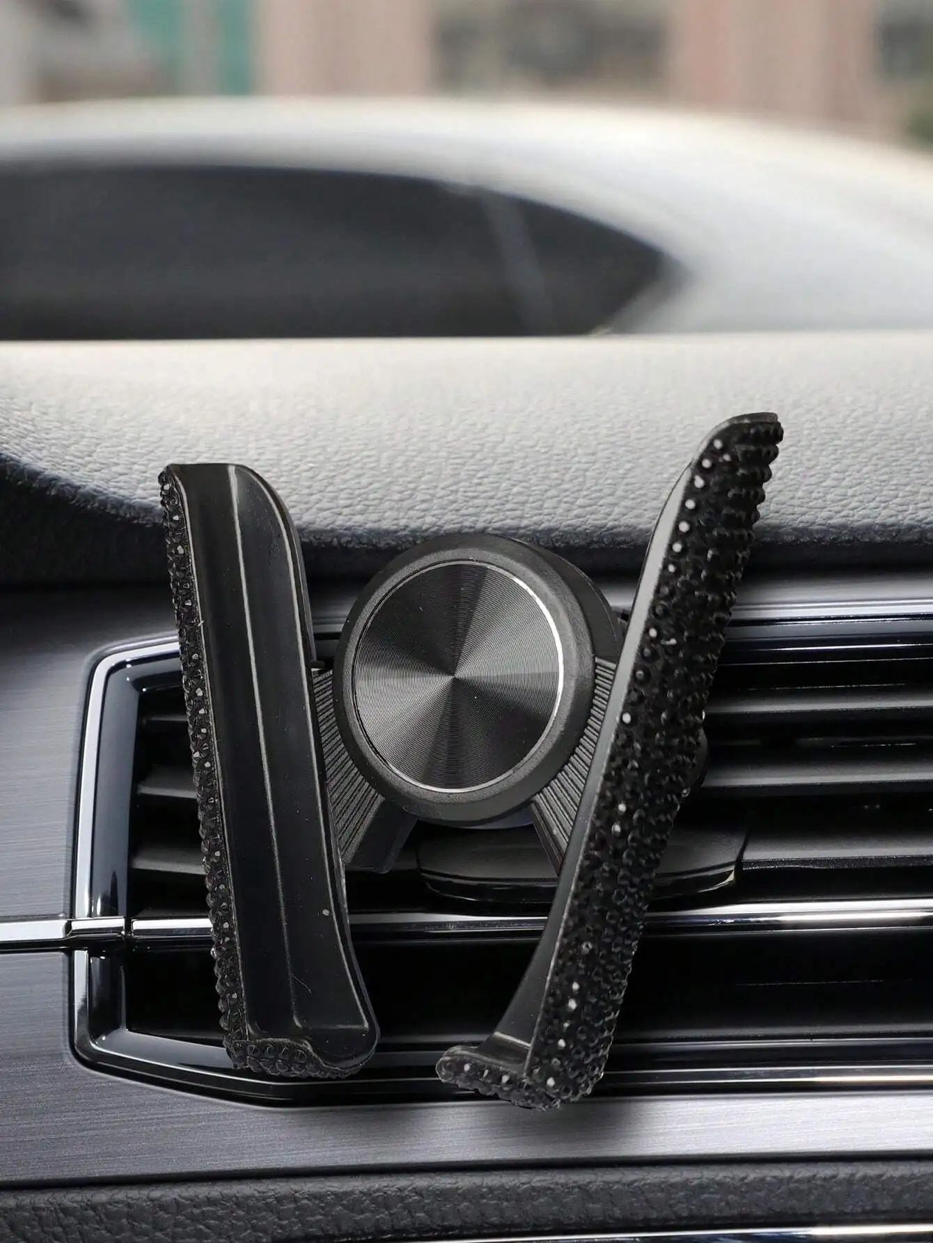 2-in-1 Car Phone Holder with Vent Clip & Diamond Decor, Fits iPhone Android, Universal Mount for Dashboard
2-in-1 Car Phone Holder with Vent Clip & Diamond Decor, Fits iPhone Android, Universal Mount for Dashboard