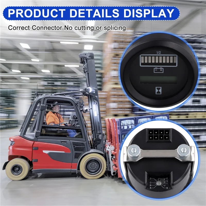 N26R-Instrument Assembly Hour Meter And Discharge Indicator /Time Indicator 7917294031, 7917294002 For Linde L14,L16L,T16,T18
N26R-Instrument Assembly Hour Meter And Discharge Indicator /Time Indicator 7917294031, 7917294002 For Linde L14,L16L,T16,T18