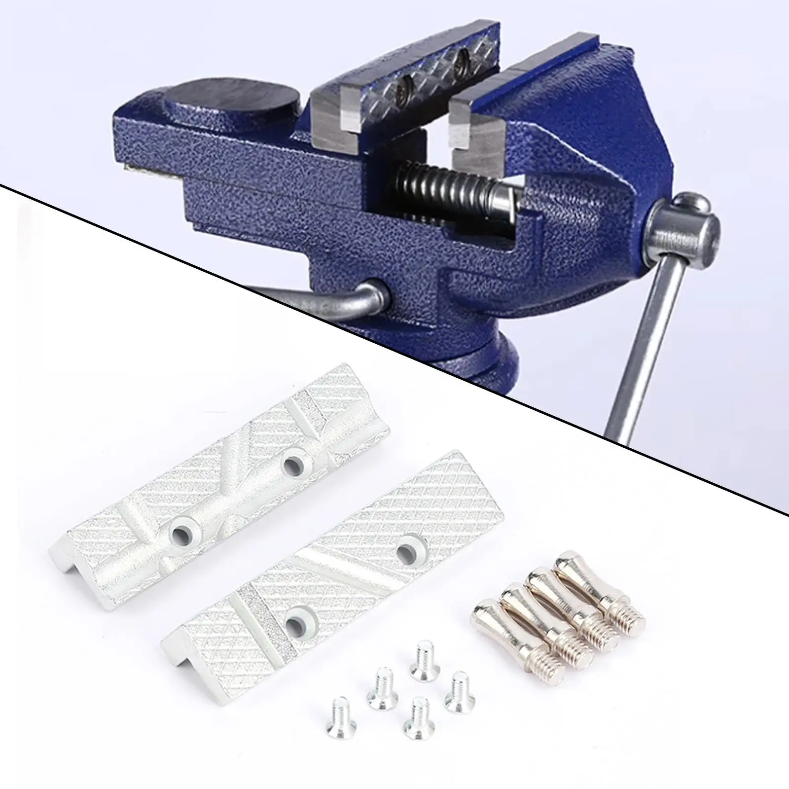Vise Jaws Accessories Silver Professional Heavy Duty User Friendly High Performance Rust Resistant Anti Slip Replacement Part
Vise Jaws Accessories Silver Professional Heavy Duty User Friendly High Performance Rust Resistant Anti Slip Replacement Part