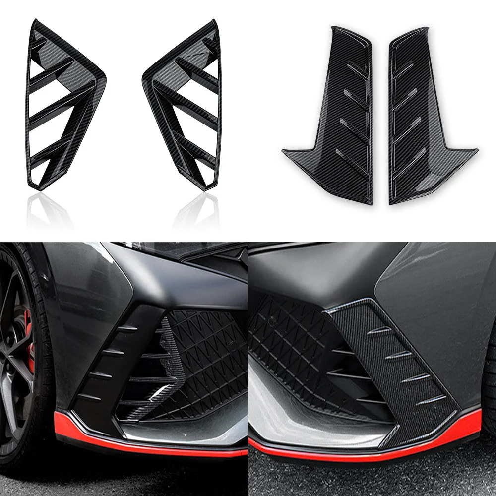 4PCS Carbon Fiber Car Head Front Light Fog Lamp Frame Decorative Cover Exterior Styling Accessories For Hyundai Elantra CN7 N
4PCS Carbon Fiber Car Head Front Light Fog Lamp Frame Decorative Cover Exterior Styling Accessories For Hyundai Elantra CN7 N