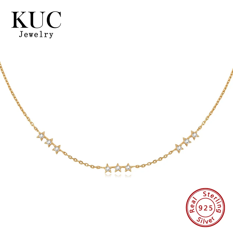 Trendy Stars Zircon Pendant Charms Dainty Fine Jewelry 925 Sterling Silver Adjustable Choker Necklaces for Women
Trendy Stars Zircon Pendant Charms Dainty Fine Jewelry 925 Sterling Silver Adjustable Choker Necklaces for Women