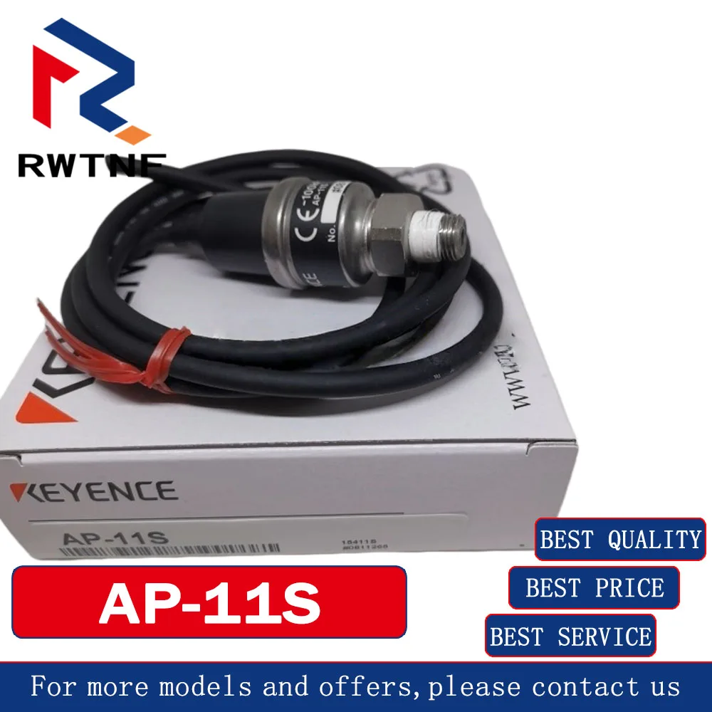 Brand New Genuine AP-11S KEYENCE Digital pressure sensor with negative pressure sensing head,warehouse stock
Brand New Genuine AP-11S KEYENCE Digital pressure sensor with negative pressure sensing head,warehouse stock
